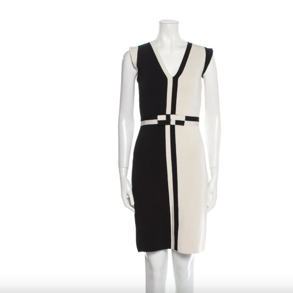 Carolina Herrera V-neck mini dress